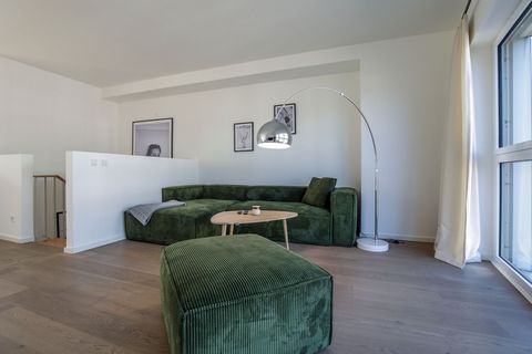 Furnished maisonette apartment in an exceptional residential complex in Cologne-Altstadt-Nord