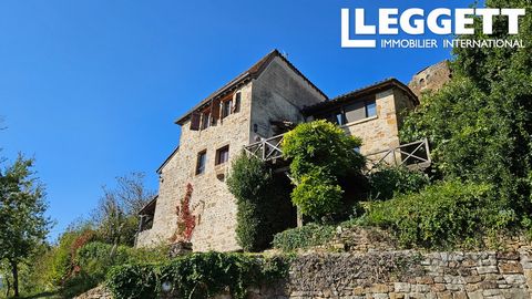 A25816CYO46 - Situated in a designated historic area. A truly unique former farmhouse near the summit of Saint Laurent les Tours, adjacent to the historic chateau. Offering spectacular views over Saint Cere and the northern Lot countryside. Close to ...