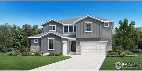 This is where modern luxury meets high-efficiency and convenience at Toll Brothers at Timnath Lakes. The award-winning Fisher floorplan has a grand two-story foyer with a gorgeous staircase. The main level is open concept, but still offers space for ...