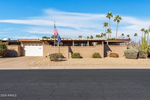Welcome to your oasis in Sun City! This stunning 2-bedroom, 2-bathroom home boasts a plethora of modern amenities and upgrades, including OWNED SOLAR, ensuring energy efficiency and cost savings for years to come. As you approach, you're greeted by a...