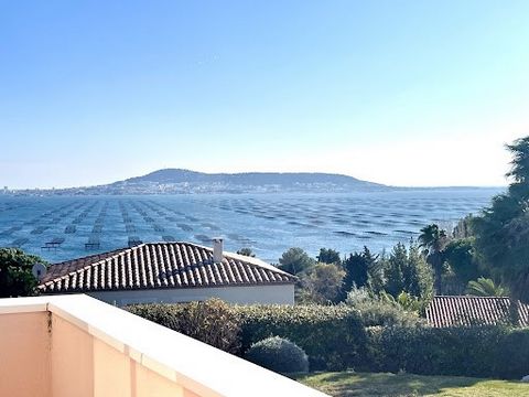 Unique to the GESIM agency, Bouzigues. This magnificent property offers a panoramic view of the Etang de Thau and a dominant position without vis-à-vis. The spacious family house has a large living room of about 65 m², 4 bedrooms, 2 on the ground flo...