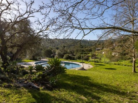 This secluded 4-hectare estate, nestled in the heart of the beautiful 'Vale dos Barris' within Arrábida Natural Park reserve (municipality of Palmela) allows its inhabitant to enjoy the surrounding nature in tranquility. This tranquil, enchanting, an...