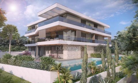 Location: Istarska županija, Medulin, Pješčana Uvala. Istria, Pješčana Uvala For sale is an extraordinary apartment in Pješčana Uvala, located on the ground floor of a luxuriously designed building that will consist of only six apartments. This prope...