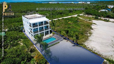 Prepárese para ser cautivado por este magnífico oasis frente al mar de tres pisos, 5 dormitorios y 4.5 baños, ubicado en medio de la exuberante belleza tropical de la ciudad de San Pedro, Belice. Ubicada a solo 4.5 millas al sur de la ciudad de San P...