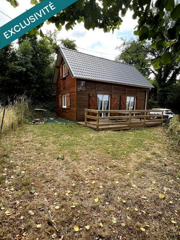 Charmant chalet avec terrasse à Brommat (12600)