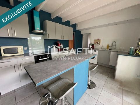 Maison rénovée 145m² avec 6 chambres , garages et jardin