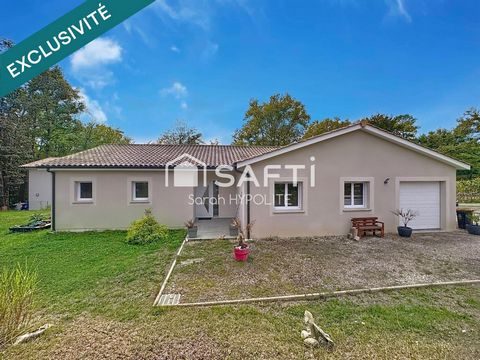 Maison récente de 118 m² avec grand terrain et vue sur forêt