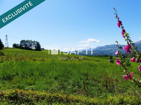 Terrain viabilisé avec une vue exceptionnelle!