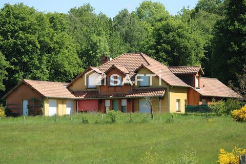 Maison d’architecte avec vue imprenable sur 3 hectares