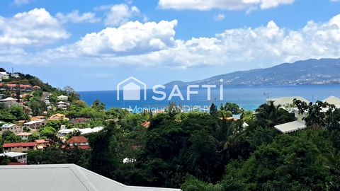 Maison type F4 sur trois- îlets avec une vue mer magnifique.