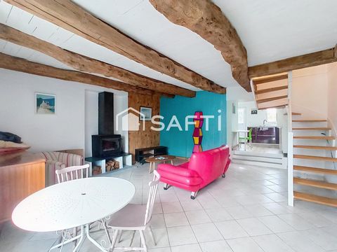 Maison rénovée, 70 m², 2 chambres, jardin.
