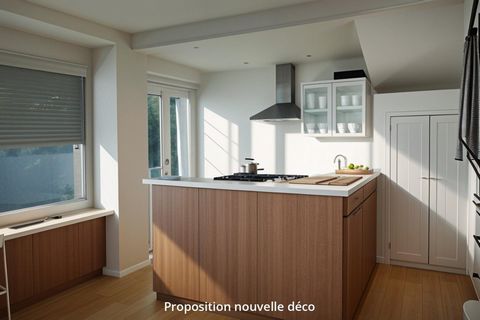 Maison 118 m², 3 chs, cour, centre La Ferté Macé