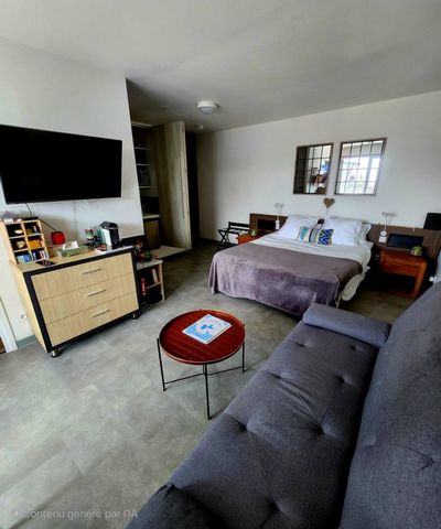 Vue mer, calme et confort: votre studio équipé dans résidence recherchée St François 156 000 euros