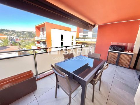 NICE OUEST - 3 pièces 62m2 - 2020 - terrasse - cave - 1 place de parking en sous-sol en sus