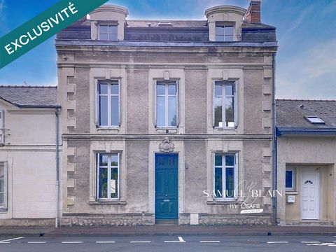 Maison de ville, 5 chambres, cheminées, jardin, grand garage.