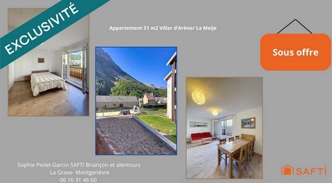 Appartement vendu avec garage: La Grave/ Villar D’Arène