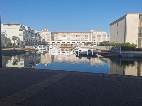 Appartement de 32 m² en rez-de-chaussée au coeur de la marina des Quilles