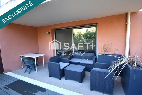 Résidence standing - T2 49m2 récent avec terrasse et box
