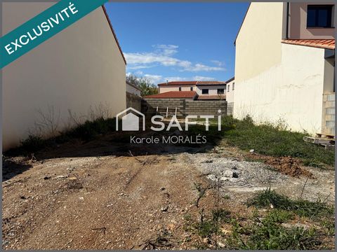 THUIR, TERRAIN VIABILISE DE 204 M2, A CONSTRUIRE DANS LOTISSEMENT RECENT