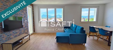 Appartement T3 meublé avec cave, garage - Vue sur les Pyrénées