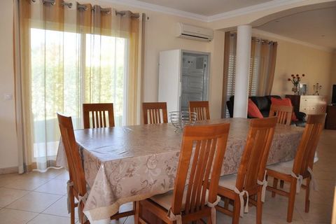 This comfortable villa in Vilamoura has 6 bedrooms and is ideal for many families coming for a relaxing holiday. It offers proximity to the golf course and features a private swimming pool and barbecue.Enjoy Portuguese cuisines at the restaurants (0....
