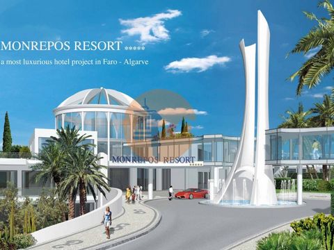 Project approved by the municipality of Faro, for the construction of a hotel with 146 rooms, an aparthotel with 83 apartments and a 9-hole golf course, just 10 minutes from the historic center of Faro, the beach and the international airport, in the...