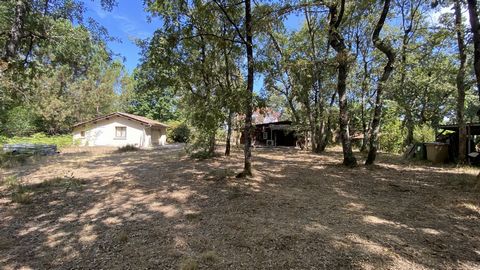 10 minutes from Argelouse - 4247 - SELVA - Contact Maura at ... Very nice environment for this charming wooden house consists of a living room with open kitchen, fireplace (insert), bathroom, 2 bedrooms. Garage of 27m2 with its summer kitchen. Chicke...