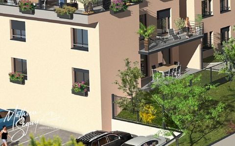 Dpt Rhône (69), à vendre VAUGNERAY appartement T3 de 70,22 m² - Extérieur de 34,54 m²