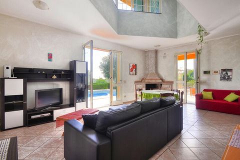 The beautiful villa with private pool offers you every comfort over two floors to spend a great holiday on the sunny island of Sicily. Thanks to the large windows and the living gallery, you have a perfect view of the Mediterranean garden with its ow...