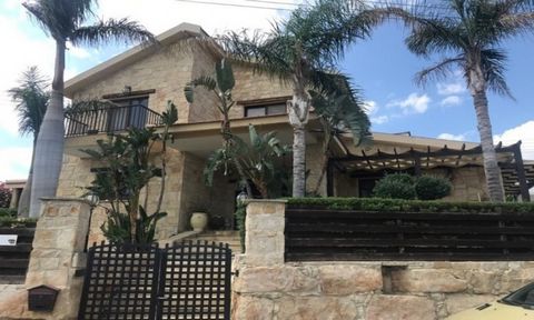 This stunning 3 bedroom house with a plot size - 780sqm. with stone cladding is situated on the elevated area of Monagroulli. The house is built on the hill and rises above the street level. It enjoys a very nice view toward the hills and the sea. On...