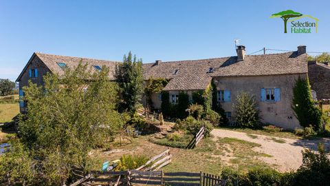 Ideally located 15 minutes from the N88 (Rodez-Albi-Toulouse), in the land of 100 valleys, in a small hamlet, in a rural environment, this old typical farmhouse of Ségala, dating from the 1780s, without work to be planned, enjoys a magnificent view o...