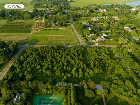 This perfectly proportioned 2.2 acre building parcel is set deep in the heart of Sagaponack just moments from the Atlantic Ocean. An exceptional double-wide building parcel, south of Hedges Lane and directly across from a 15 acre open scenic conserva...