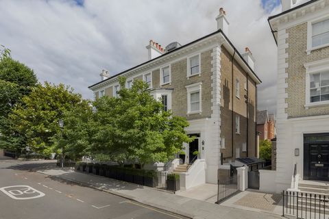 This exceptional semi-detached home has recently been renovated to the highest standard and boasts a host of enviable features including off street parking, a security coded a wine cellar and a feature staircase. The property was the winner of London...