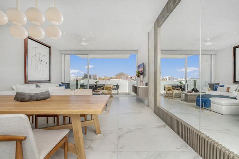 This beautiful 3 Bedroom Condo is located Downtown Cabo San Lucas inside the spectacular new development Marea at only 500 hundred meters from Medano Beach. The Vibrant Condo has a fully equipped opened kitchen a living room with beautiful natural li...