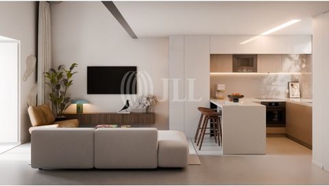 Nouvel appartement 2 pièces en duplex, avec 67 m2 de surface brute privative, terrasse et balcon avec vue dégagée sur le Douro et la ville de Porto, faisant partie de Gaia Lofts, à Vila Nova de Gaia, Porto. L'appartement dispose de la climatisation, ...