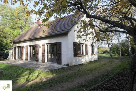 AILLANT SUR MILLERON! Découvrez cette charmante et confortable maison d'environ 135m2 sur son beau terrain entièrement clos offrant au rez-de-chaussée: entrée, salon/séjour lumineux grâce à ses 2 grandes portes-fenêtres et chaleureux avec sa cheminée...