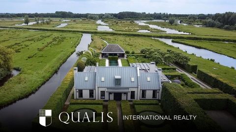 Living in tranquillity. This attractive country house, built in 2000, is located in the Twiske nature reserve, a 15-minute drive to the centre of Amsterdam. The perfect harmony between natural surroundings and modern architecture comes together here....