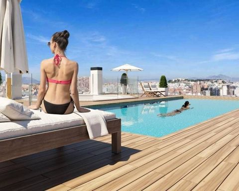 COMPLEJO RESIDENCIAL DE OBRA NUEVA EN ALICANTE Complejo residencial de obra nueva de 61 apartamentos y áticos de 1, 2, 3 y 4 dormitorios en el barrio de La Florida, Alicante. Cada vivienda tiene su propia plaza de garaje y trastero. El residencial di...