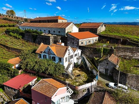 We present a charming rural house located in Santa Marta de Penaguião, in the heart of the Douro sub-region, one of Portugal's most beautiful wine-growing landscapes. Situated on a hillside where lush vineyards predominate, this property offers breat...