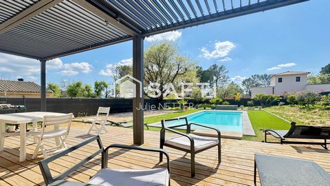Maison contemporaine 4 pièces, piscine et garage