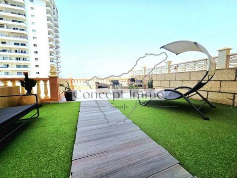 Appartement rénové, moderne et meublé avec goût, avec très grande terrasse et piscine ! Ce fantastique appartement, entièrement rénové et avec un mobilier moderne, est situé dans un endroit très central à Playa Paraiso, dans le magnifique complexe « ...