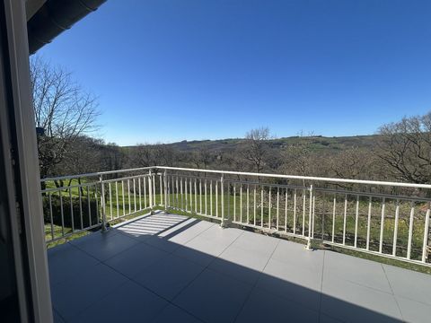 Maison en pierre rénovée + vue dégagée campagne - Coupiac AVEYRON
