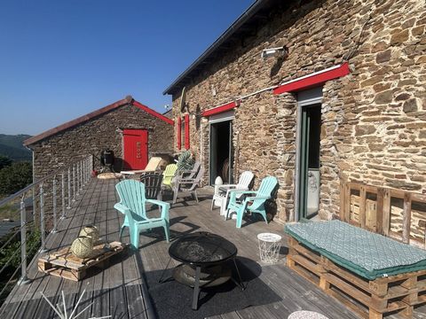 Maison de campagne + dépendance - VUE DEGAGEE VALLEE DU TARN
