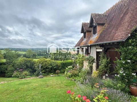 bel ensemble normand avec jardin paysager