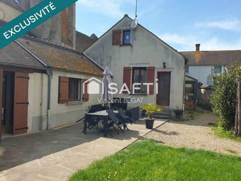 Maison en pierre, plain-pied, jardin, gare.