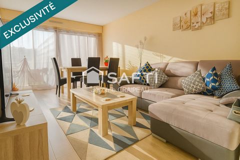 Appartement rénové avec 3 chambres, garage, cave et parking en centre-ville.