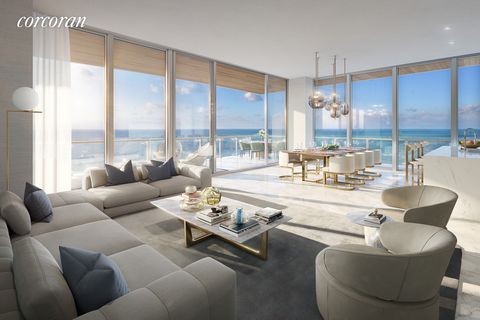FOR VIDEO TOUR, VIST: https://youtu.be/Y7t6YAx_A3gLocated on the sands of the Atlantic Ocean, in Miami Beach' Millionaire's Row, on 57th Street and Collins Avenue, rises 57 Ocean. Residence 1003 has an open floor plan that allows the living, dining a...
