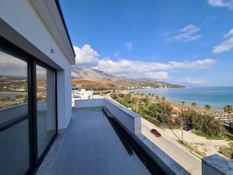 Brand new apartment for sale in Radhime beach, a small resort located about 15 km in south of Vlora. Apartment is located in last floor of a new residence only 100 meters from beach. It consists of 2 bedrooms, living room with kitchen, a bathroom and...