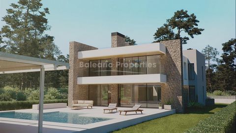 Esta villa independiente y contemporánea, a la venta en Puerto Pollensa, se construirá con materiales de primera calidad e incluye elementos ecológicos pero lujosos en toda su extensión. La construcción comenzará en 2022 en una parcela de unos 1.345m...