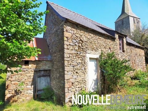 EXCLUSIVELY, in the heart of the town center of Saint-Pierre de Plesguen, Nouvelle Demeure offers you this old barn and this old stone bakery under slate to renovate, close to shops / services and with quick access to the Saint-Malo / Rennes road axi...